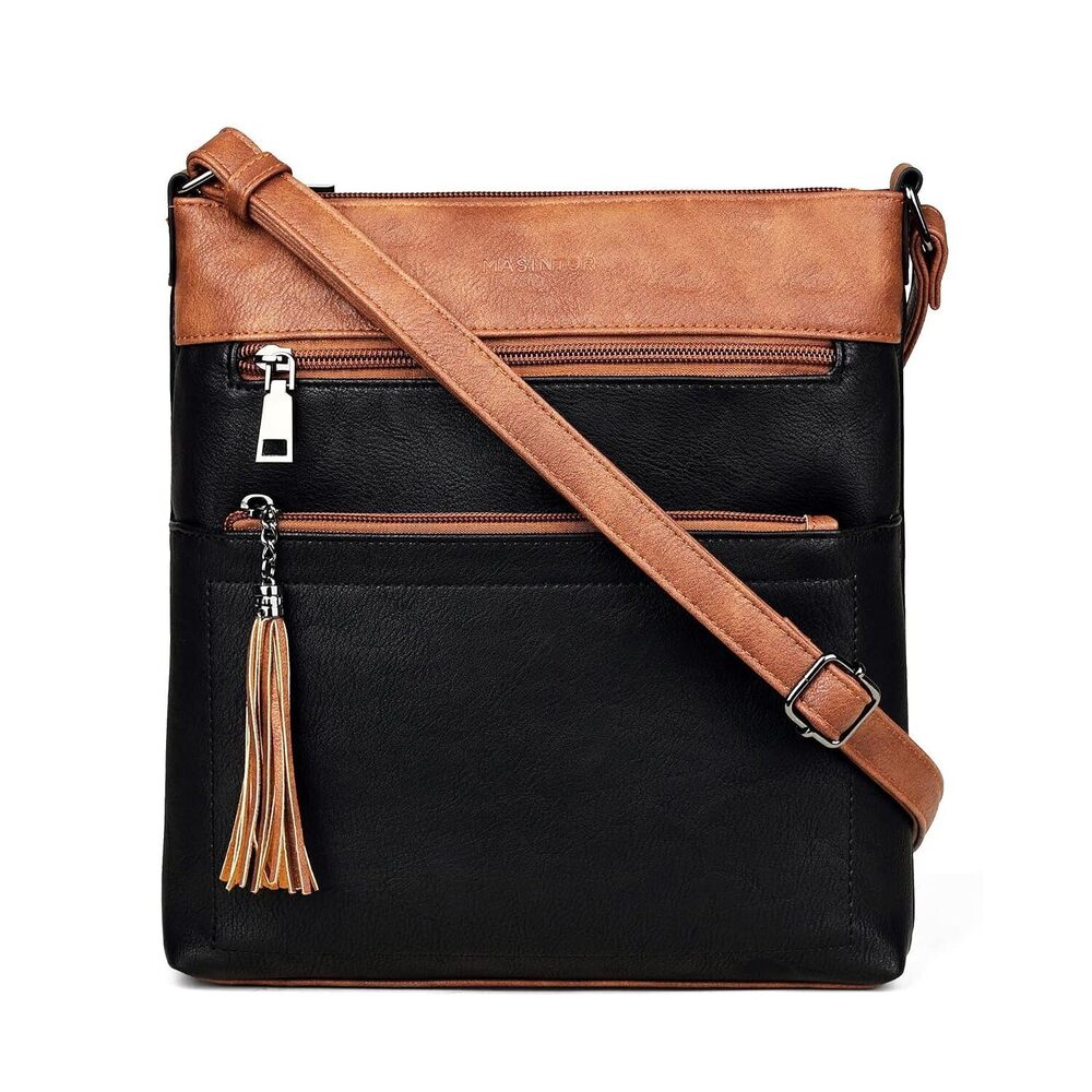 Crossbody Purses for Women, Multi Pocket Casual Crossbody Bag